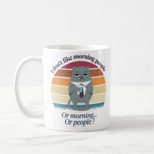 Caneca De Café Café Grumpy Morning Humor Design