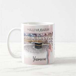 Caneca De Café Café Hajj Mubarak Personalizado Mug Hajj Gift