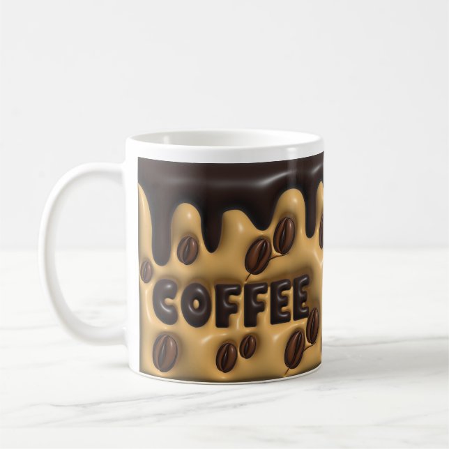 Caneca De Café Café Inflado (Esquerda)