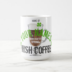 Caneca De Café Café Irlandês Personalizado