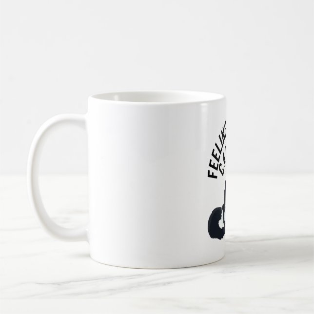 Caneca De Café Café Lemur Ilustração Cute Primatas Madagascar (Esquerda)