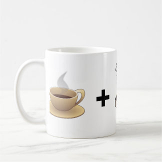 Caneca De Café Café mais a caneca feliz do homem dos iguais dos