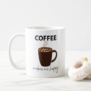Caneca De Café Café Me Faz Feliz Café