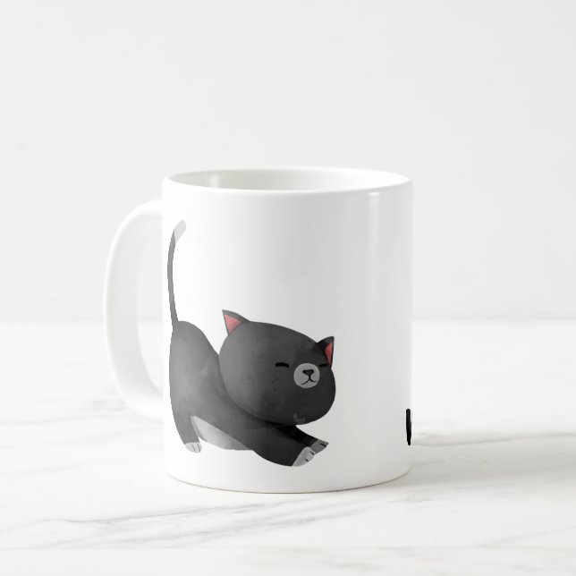 Caneca De Café Café - Meia Direita (Frente Esquerda)