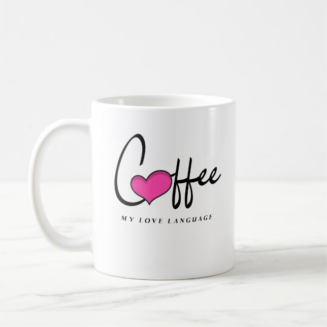 Caneca De Café Café: Minha Linguagem de Amor (Esquerda)