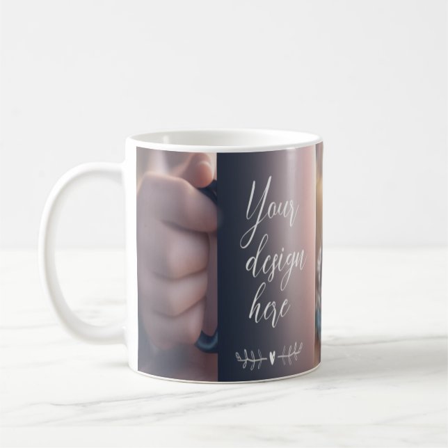 Caneca De Café Café Mockup de Mug Imprimido (Esquerda)