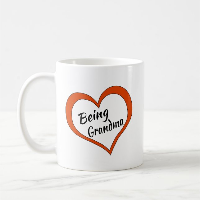 Caneca De Café Café Mug Ama Ser Vovó (Esquerda)