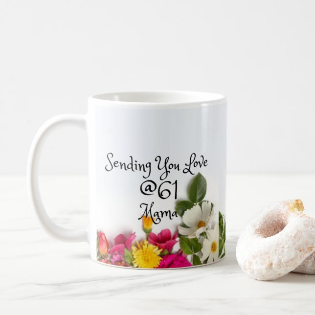 Caneca De Café Café Mug-aniversariante, cinquentenário, caneca (Com Donut)