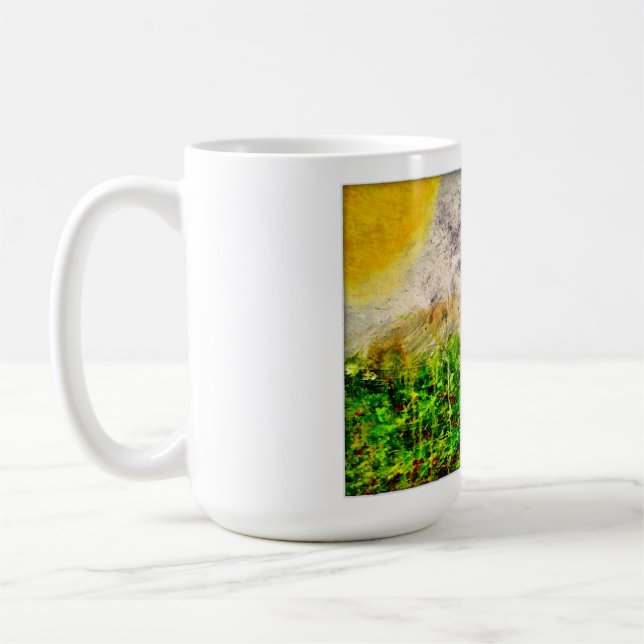 Caneca De Café Café Mug - Arte original por problemas (Esquerda)