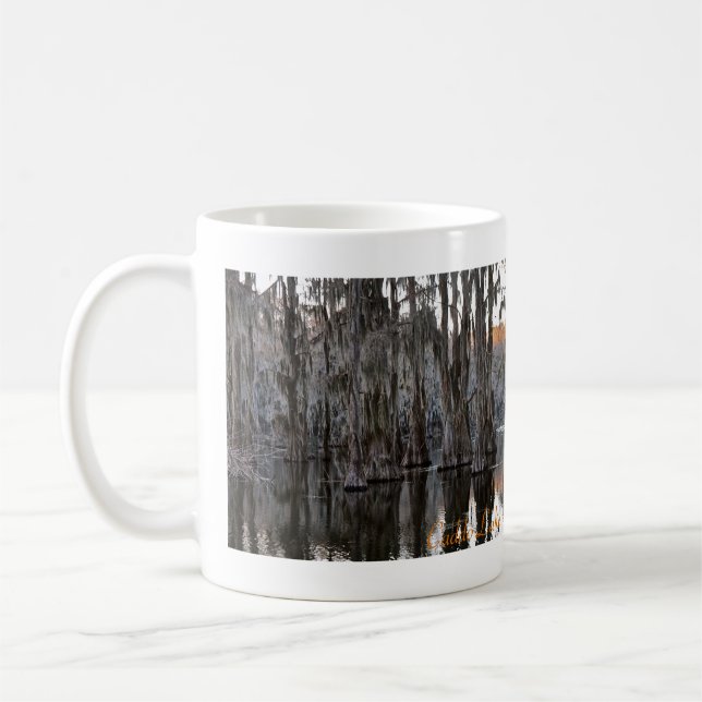 Caneca De Café Café Mug - Caddo Lake sunset002 (Esquerda)