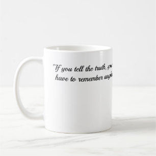 Caneca De Café Café Mug com citação sobre a Verdade por Mark Twai