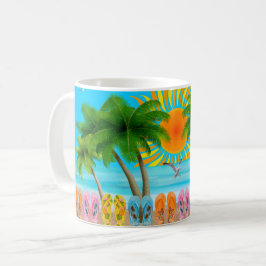 Caneca De Café Café Mug de Summer Beach