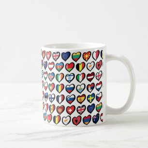 Caneca De Café Café Mug Frite do Festival de Sinais Acentos Café