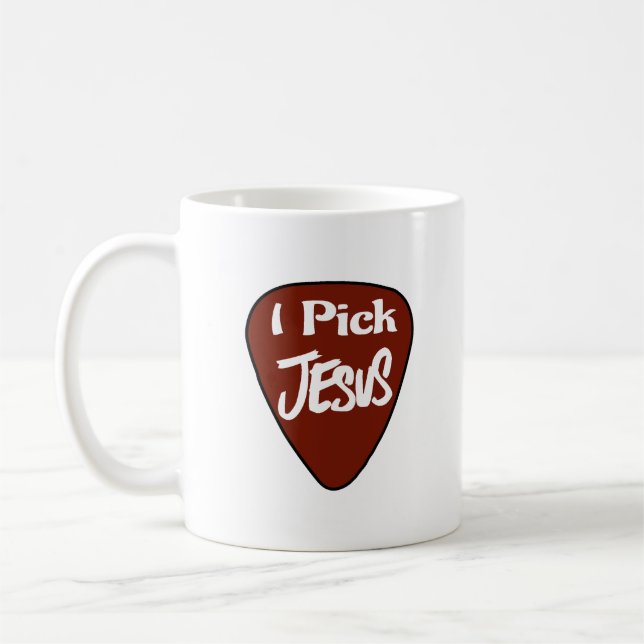 Caneca De Café Café Mug "I Pick Jesus" (Esquerda)