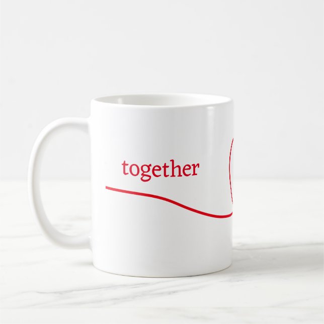 Caneca De Café Café Mug - Para Sempre Juntos (Esquerda)