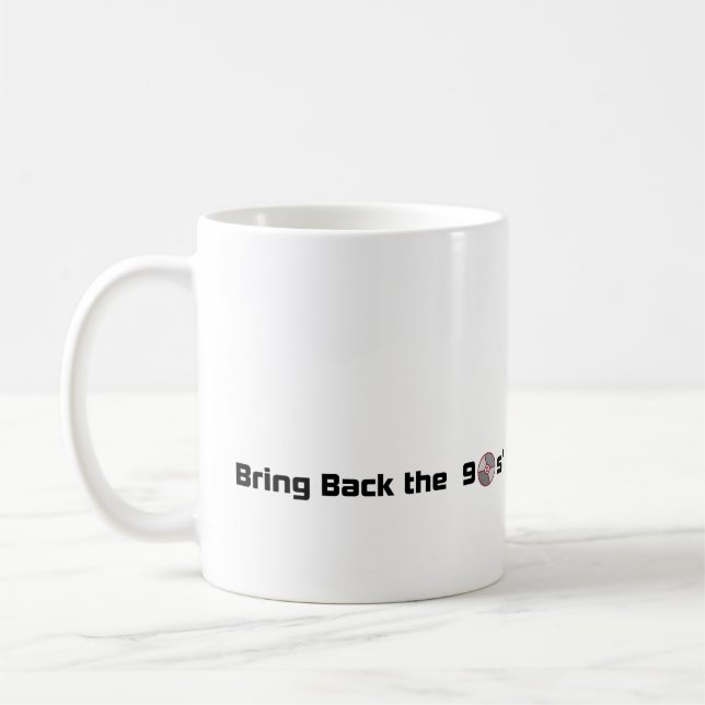 Caneca De Café Café Mug Traga de volta os anos 90 (Esquerda)