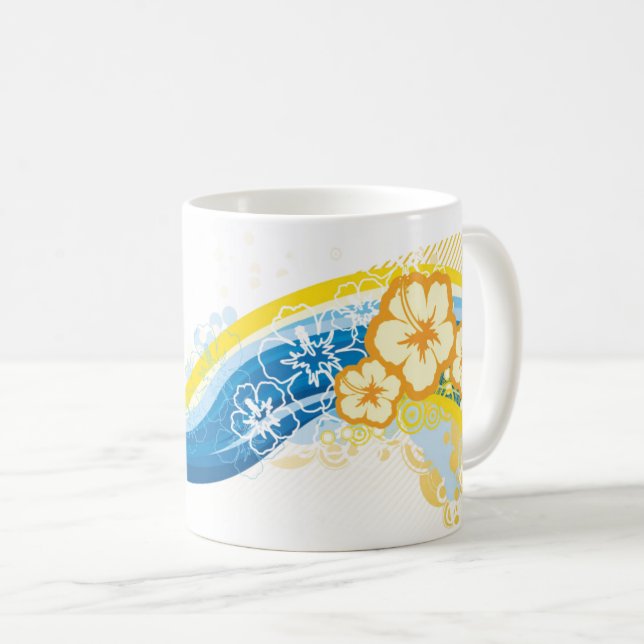 Caneca De Café Café Mug-Tropics (Frente Esquerda)