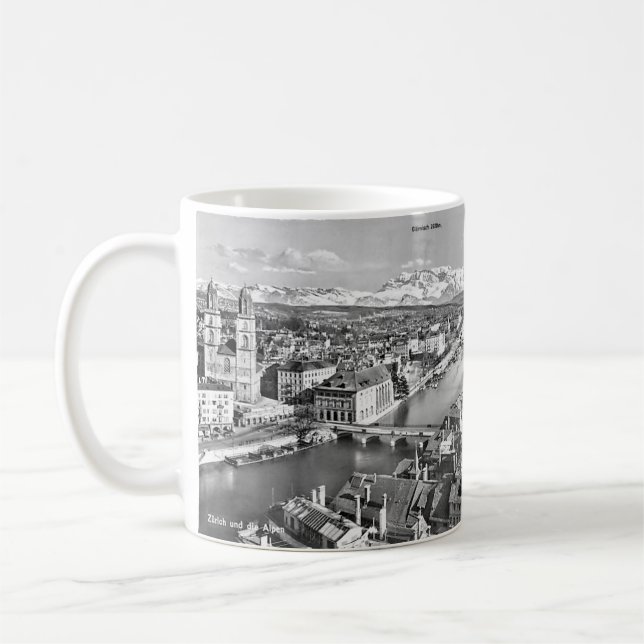 Caneca De Café Café Mug - Zurique, Suiça (Esquerda)