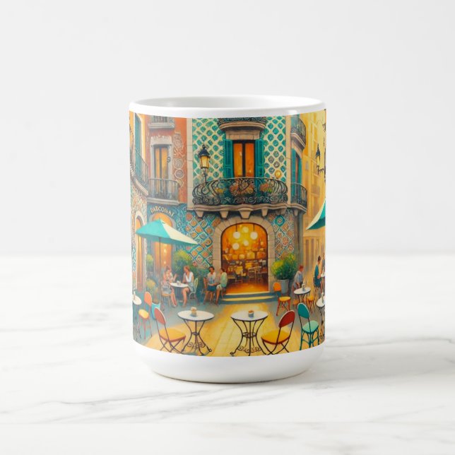 Caneca De Café Café na Espanha de Barcelona (Centro)