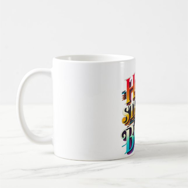 Caneca De Café Café Negrito e Vibrante (Esquerda)