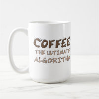 Café O Algoritmo Definitivo Engraçado Programador
