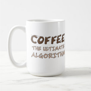 Caneca De Café Café O Algoritmo Definitivo Engraçado Programador