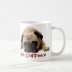 Caneca De Café Café obtido? Caneca do Pug