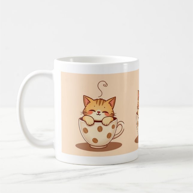 Caneca De Café Café ou chá de gato-do-mato (Esquerda)
