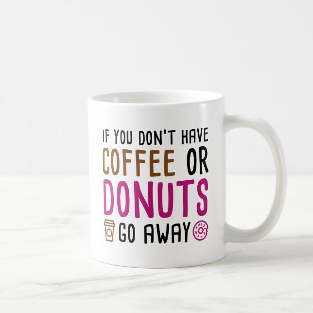 Caneca De Café Café Ou Rosquinhas (Direita)