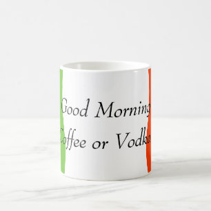 Caneca De Café Café ou Vodka