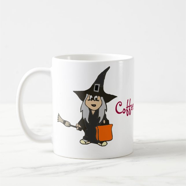 Caneca De Café Café para a caneca da bruxa (Esquerda)