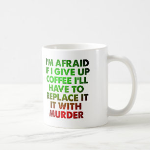 Caneca De Café Café Para Assassinato Caneca Divertida