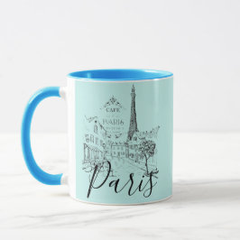 Caneca de Café Cafe Paris