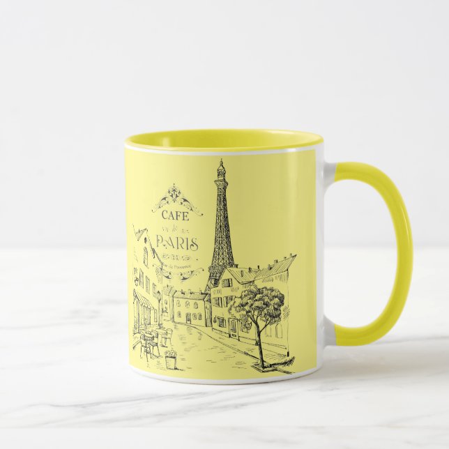 Caneca de Café Café Paris Duas Cores (Direita)