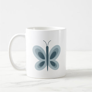 Caneca De Café Café Personalizado Borboleta Verde Macia Fofa Eu A