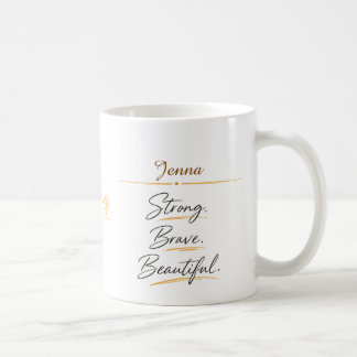 Caneca De Café Café Personalizado Dia das Mulheres Botânico Flora