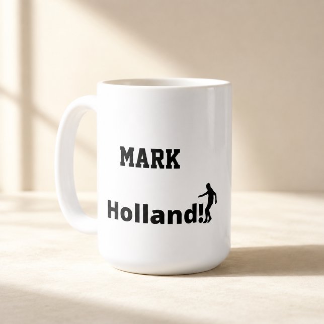 Caneca De Café Café personalizado para fã de futebol da Holanda (Criador carregado)