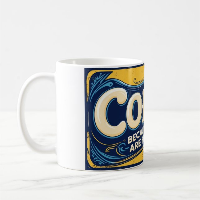 Caneca De Café Café: porque os tantros são franzidos. (Esquerda)