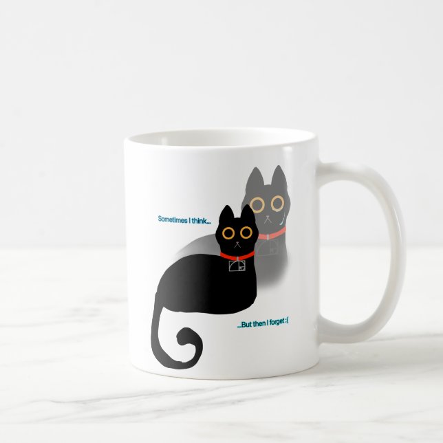 Caneca De Café Café preto esquecido Mug 11 oz (Direita)