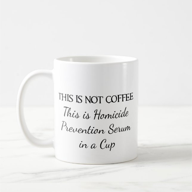 Caneca De Café Café - prevenção do homicídio (Esquerda)
