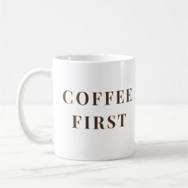 Caneca De Café Café Primeiro, Tudo Depois – amante de café