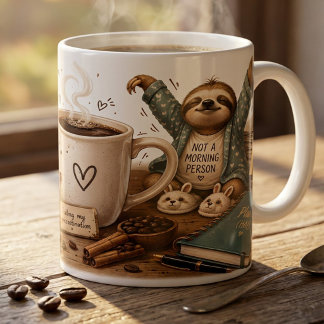 Caneca De Café Café Primeiro. Vida Adulta Depois Citação Divertid