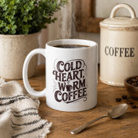 Café Quente de Coração Frio Vintage