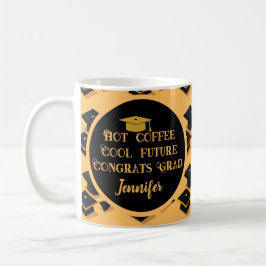 Caneca De Café Café Quente Futuro Legal Parabéns Graduado graduaç