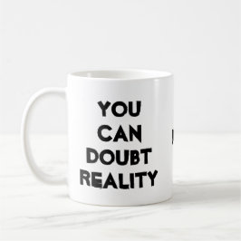 Caneca De Café Café, realidade e piada de dúvida