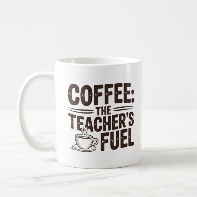 Caneca De Café Café Sala de aulas de combustível do professor (Esquerda)