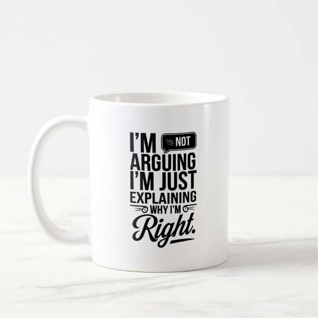 Caneca De Café Café Sarcástico - Perfeito para Pensadores Intelig (Esquerda)