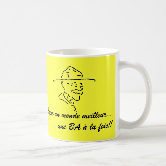Caneca De Café Café, Scoutisme & rodízio do à de Tasse (Direita)
