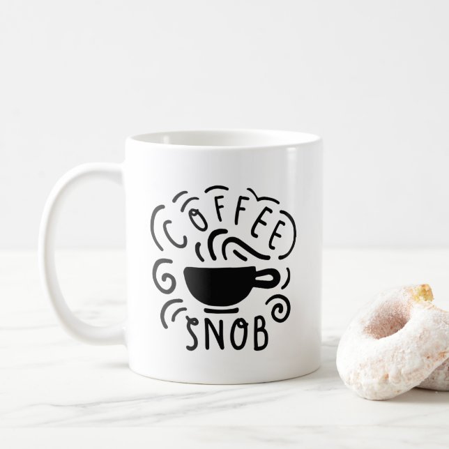 Caneca De Café Café Snob (Com Donut)