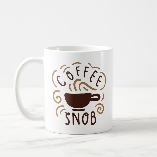 Caneca De Café Café Snob (Esquerda)